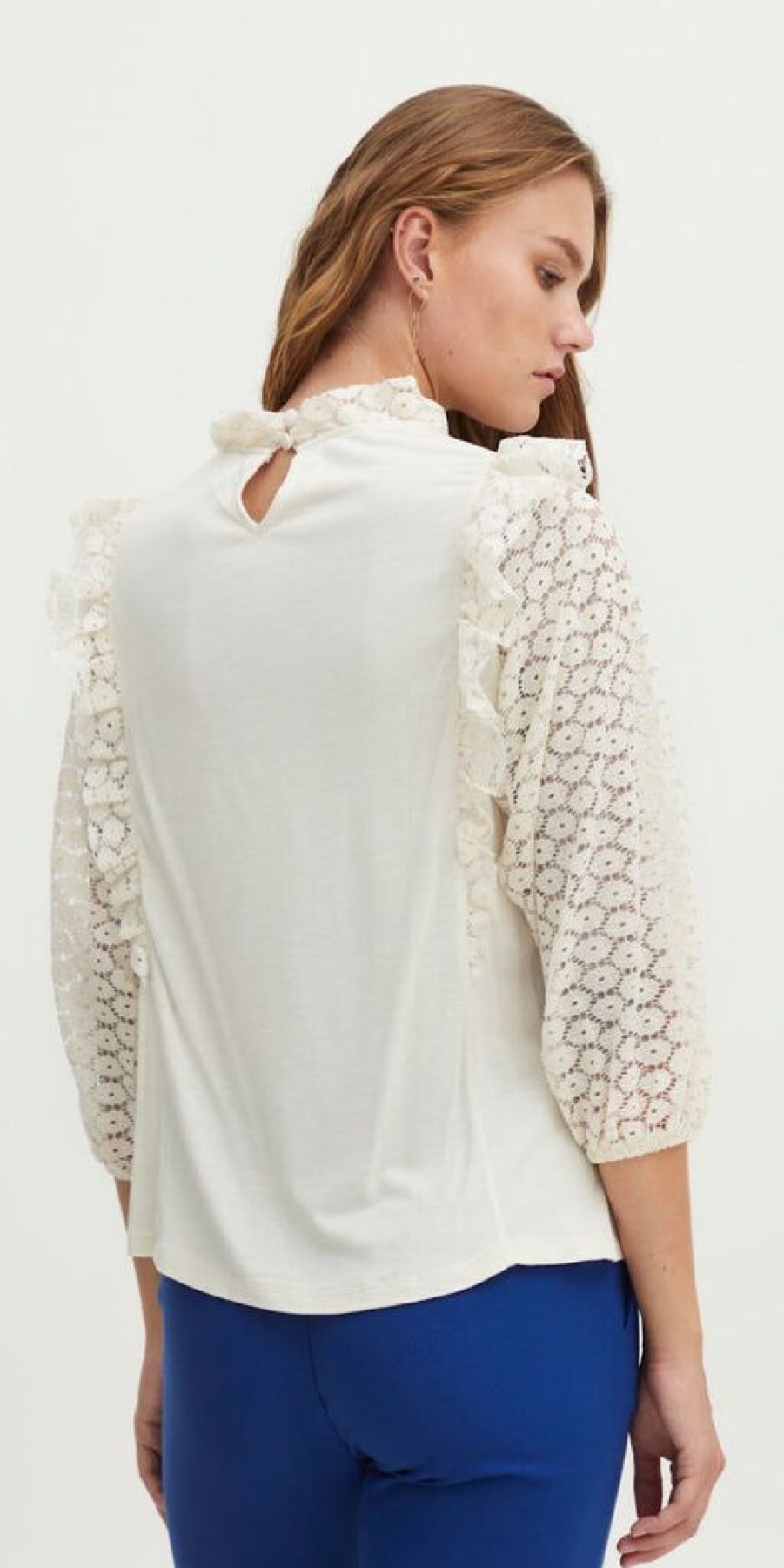 Women The Secret Closet Tops | Pulz Zeta Blouse In Turtledove