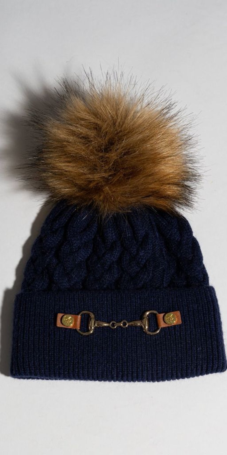 Women The Secret Closet | Luxy Burley Faux Fur Hat In Navy