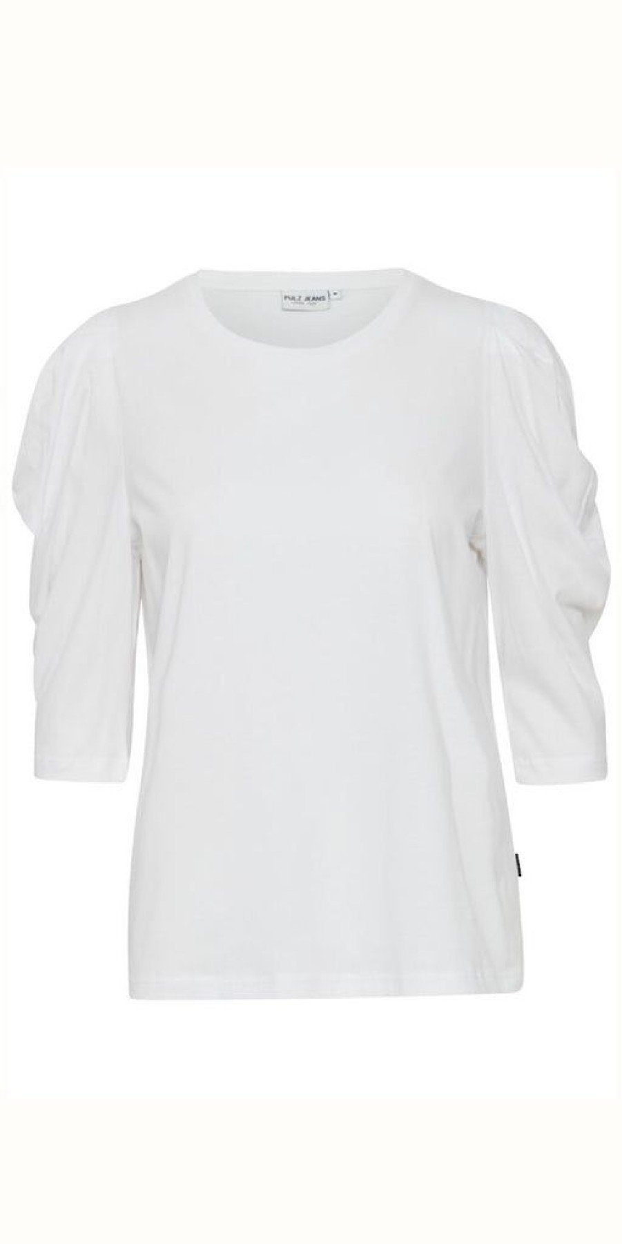 Women The Secret Closet Tops | Pulz Clarissa T Shirt In Bright White