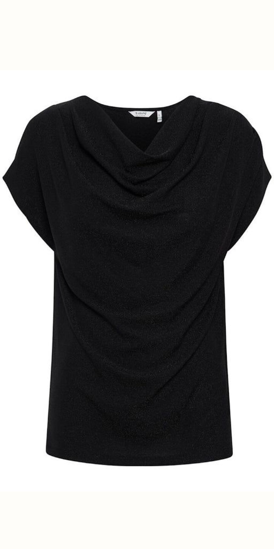 Women The Secret Closet Tops | B Young Selina Waterfall Top In Black Mix