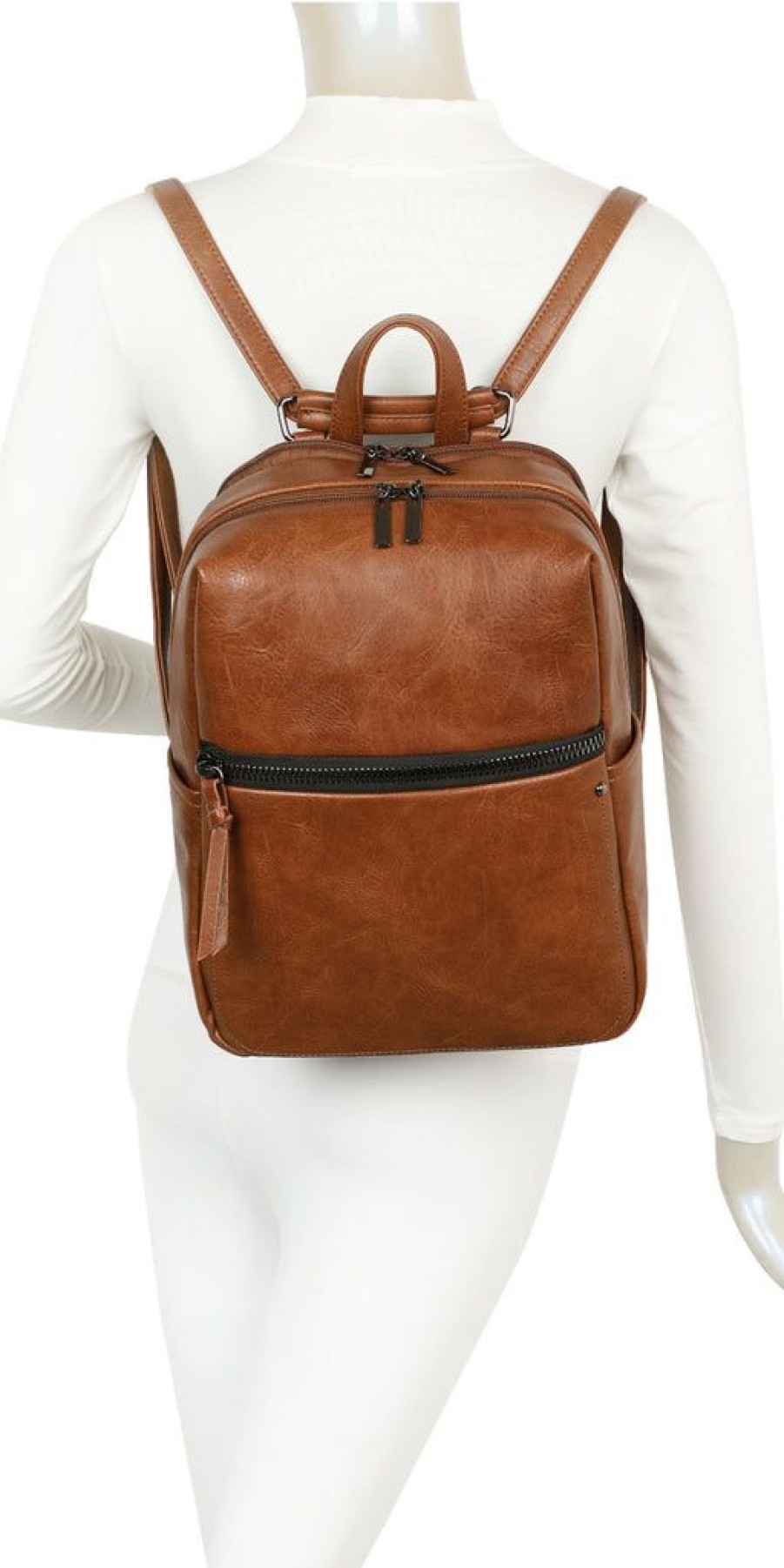 Women The Secret Closet Bags | Leather Look Backpack