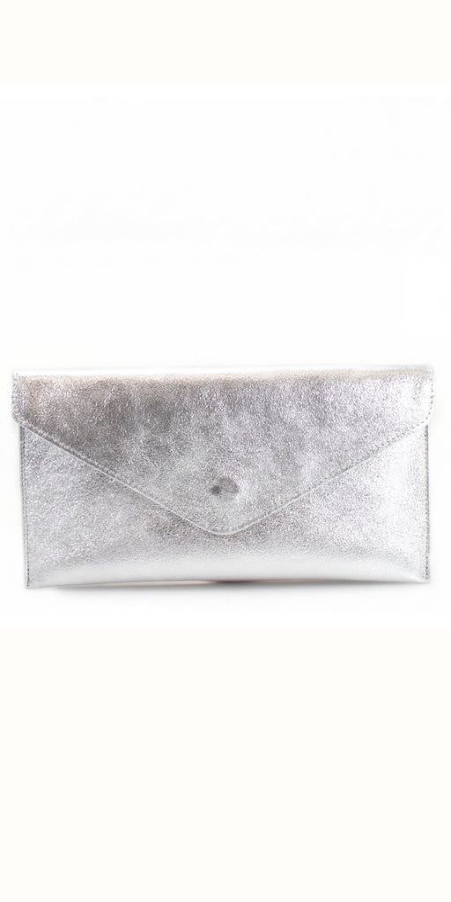 Women The Secret Closet Bags | Leather Metallic Clutch Bag (Various Colours)