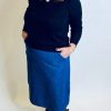 Women The Secret Closet Skirts | B Young Lucy Skirt In Blue Denim