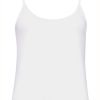 Women The Secret Closet Loungewear | Longline Strappy Cami In White