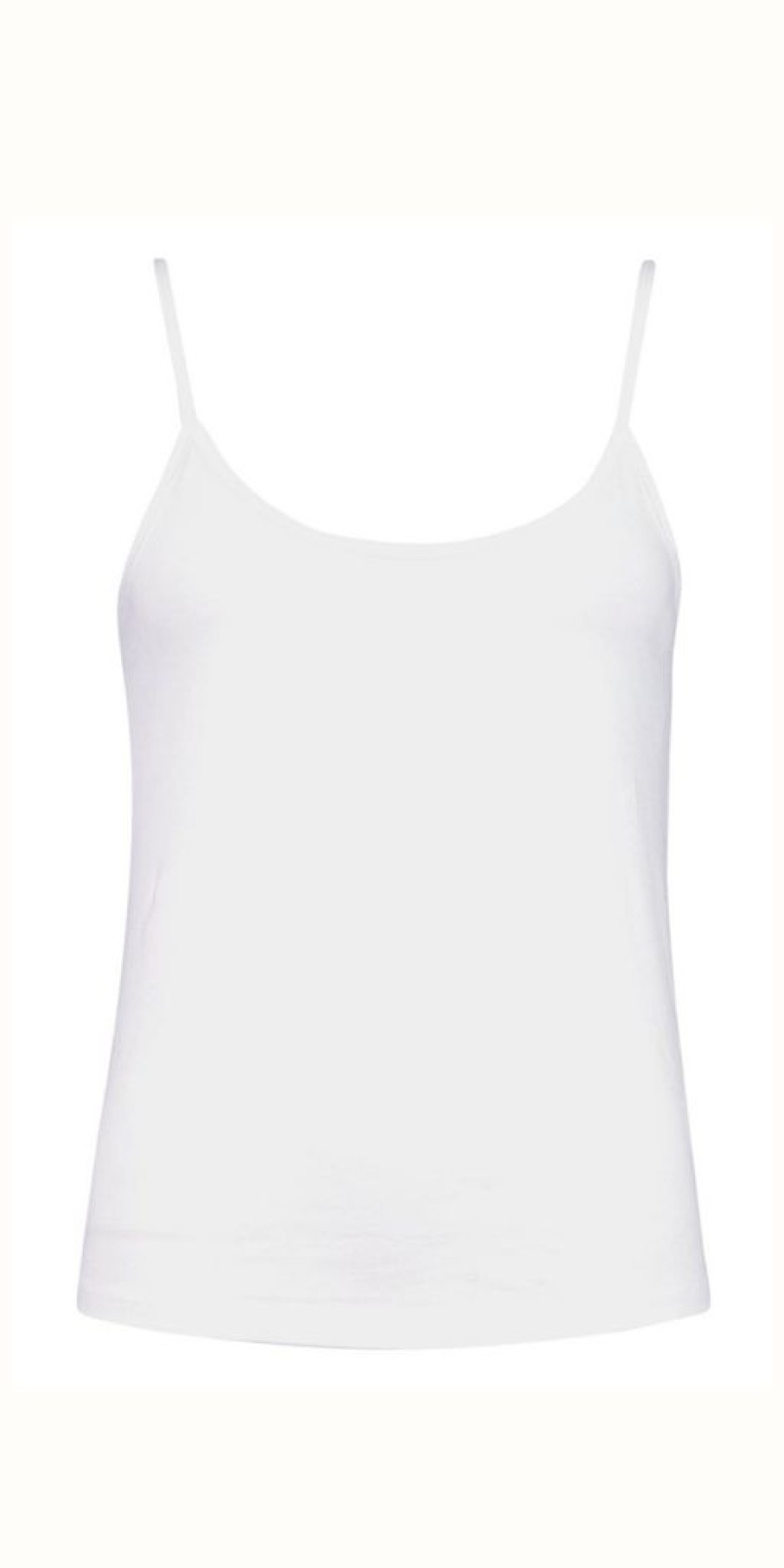 Women The Secret Closet Loungewear | Longline Strappy Cami In White