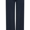 Women The Secret Closet Trousers | Ichi Kate Wide Leg Office Trousers In Total Eclipse