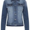 Women The Secret Closet Coats & Jackets | B Young Pully Denim Jacket In Mid Blue