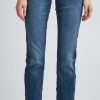 Women The Secret Closet Trousers | B Young Lola Luni Slim Fit Jeans In Light Blue Denim