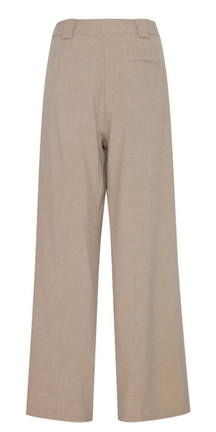 Women The Secret Closet Trousers | Ichi Tannie Trousers In Tan Melange