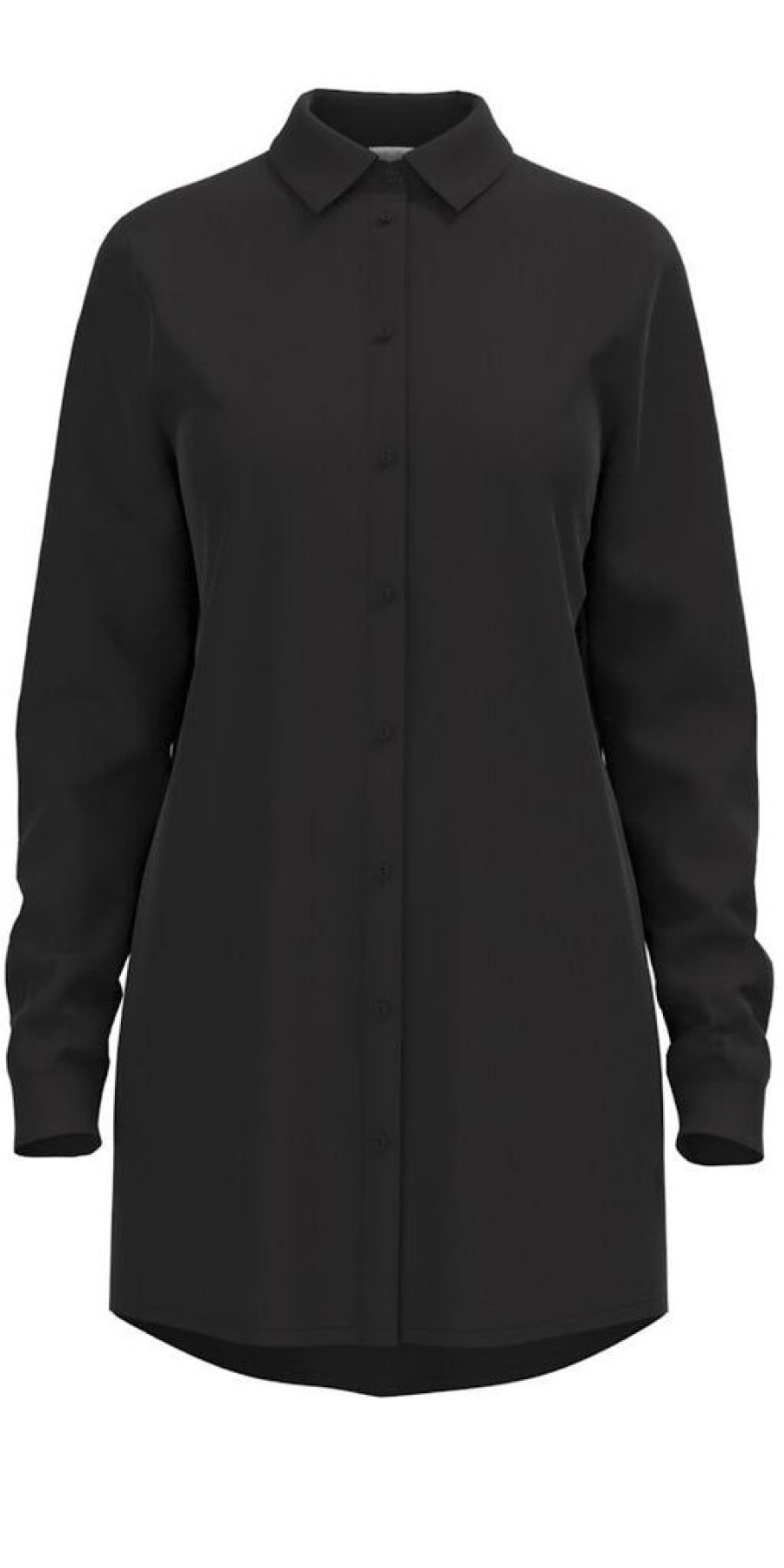 Women The Secret Closet | Ichi Main Longline Shirt In Black