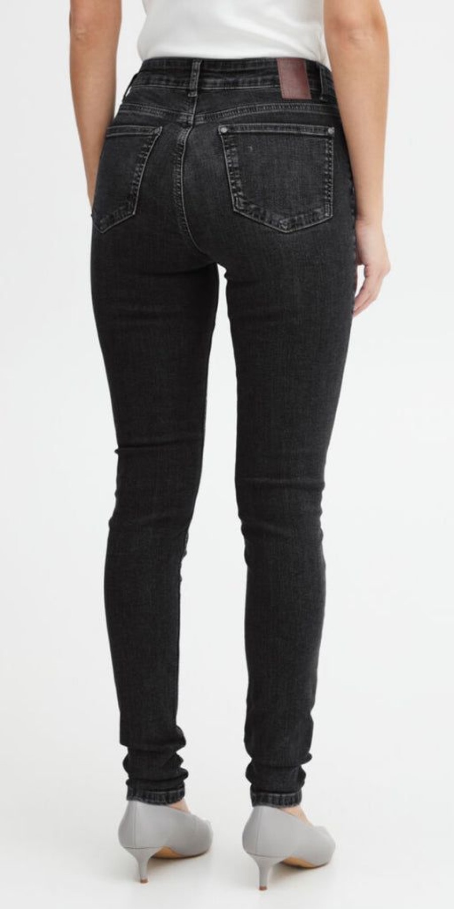 Women The Secret Closet Denim | Pulz Joy High Rise Skinny Jean In Black (30Inch Leg)