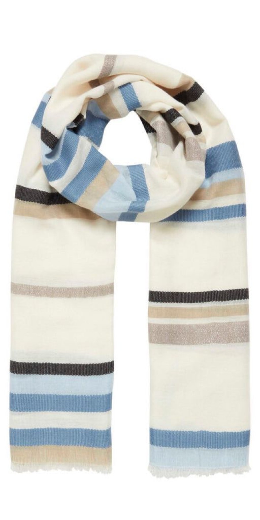 Women The Secret Closet | B Young Vinna Scarf In Vista Blue