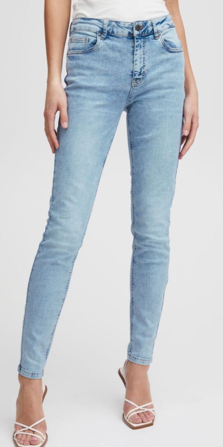 Women The Secret Closet Denim | Pulz Joy High Rise Skinny Jean In Light Blue (30Inch Leg)