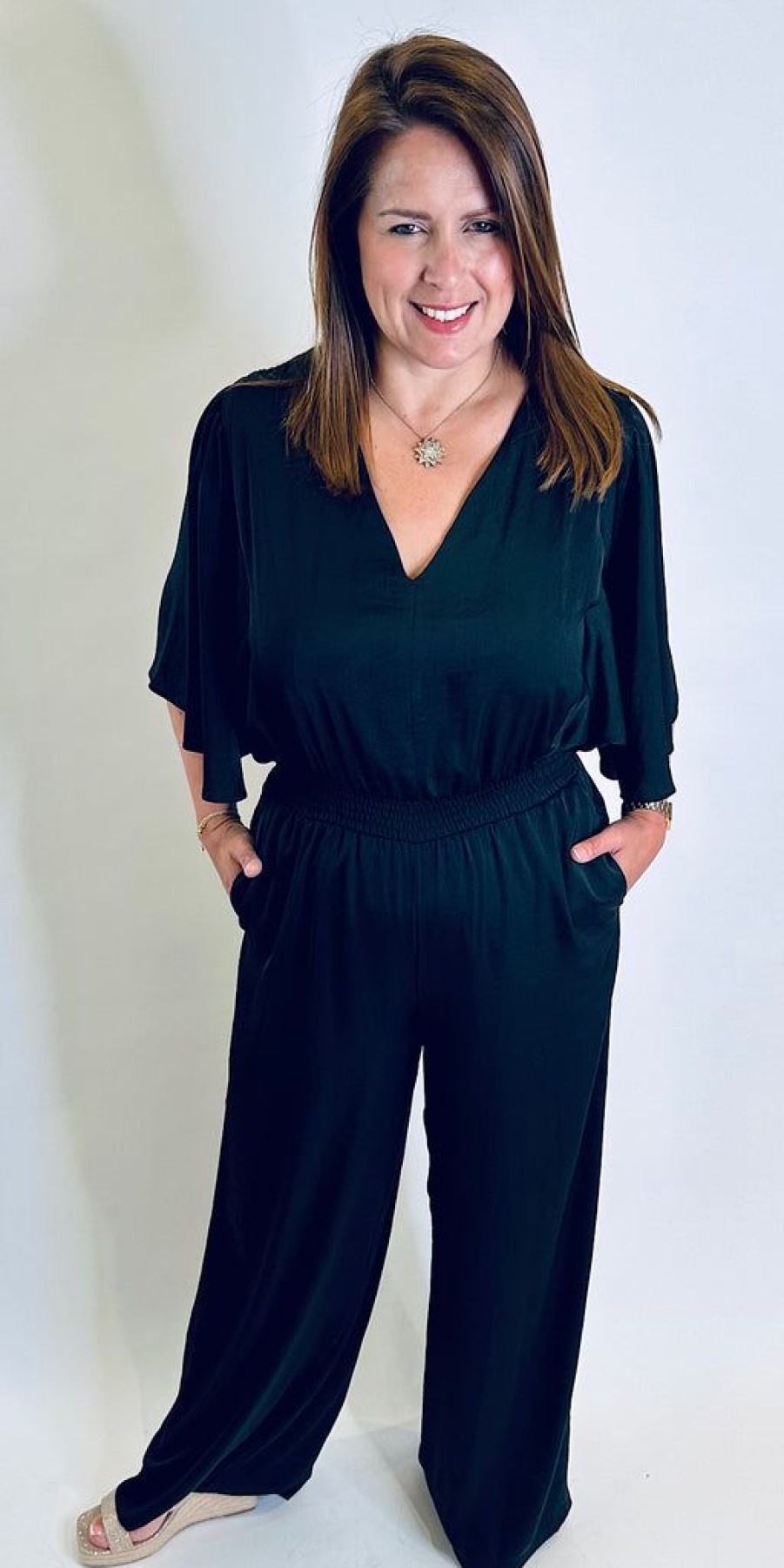 Women The Secret Closet | Access Elegant Jumpsuit In Black