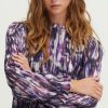 Women The Secret Closet | Pulz Sariah Blouse In Purple Printed