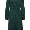 Women The Secret Closet Dresses | Ichi Dara Dress In Ditsy Outline Green