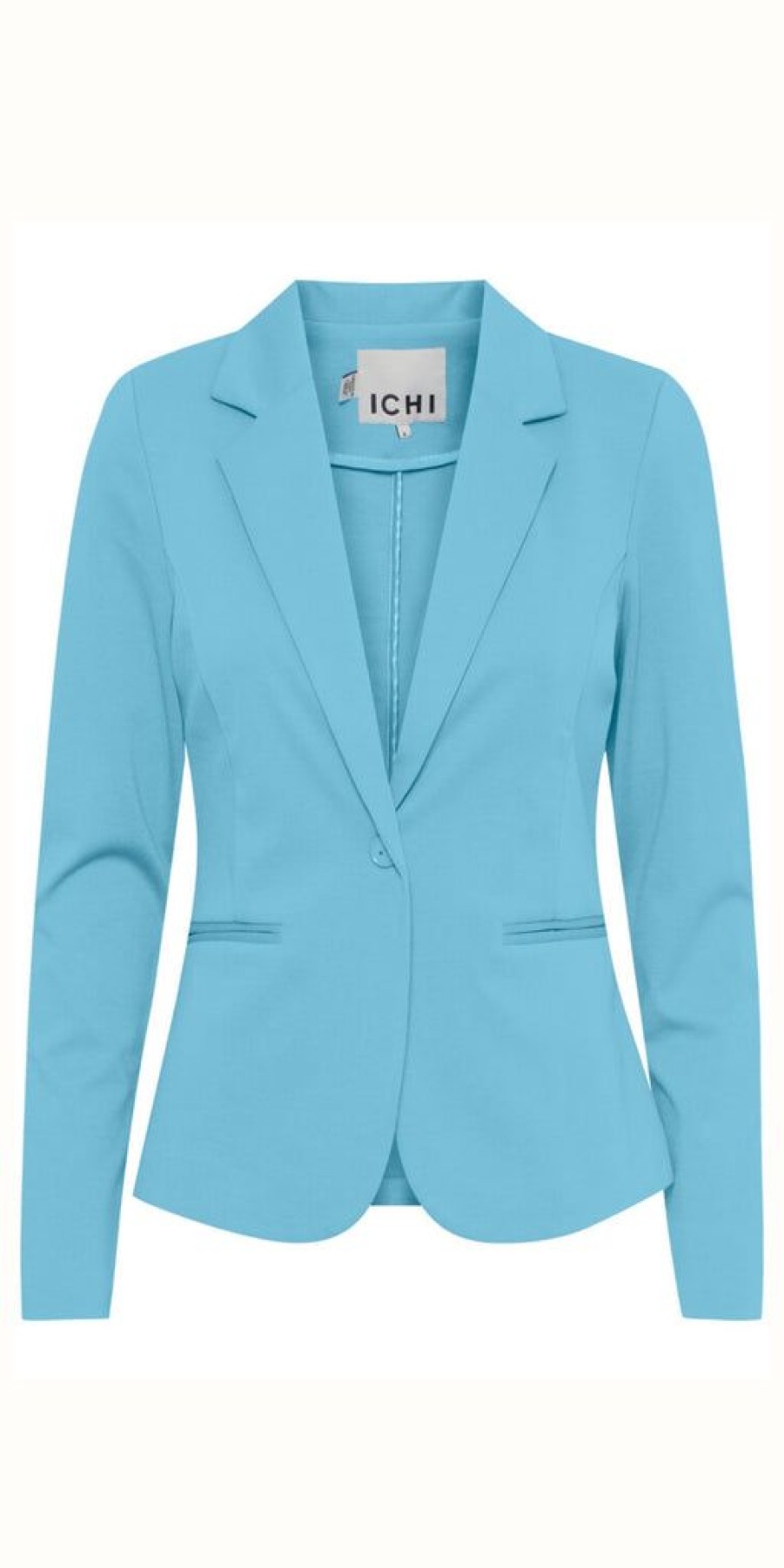 Women The Secret Closet Coats & Jackets | Ichi Kate Blazer In Blue Grotto