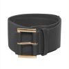 Women The Secret Closet | Ichi Frini Stretch Belt In Black