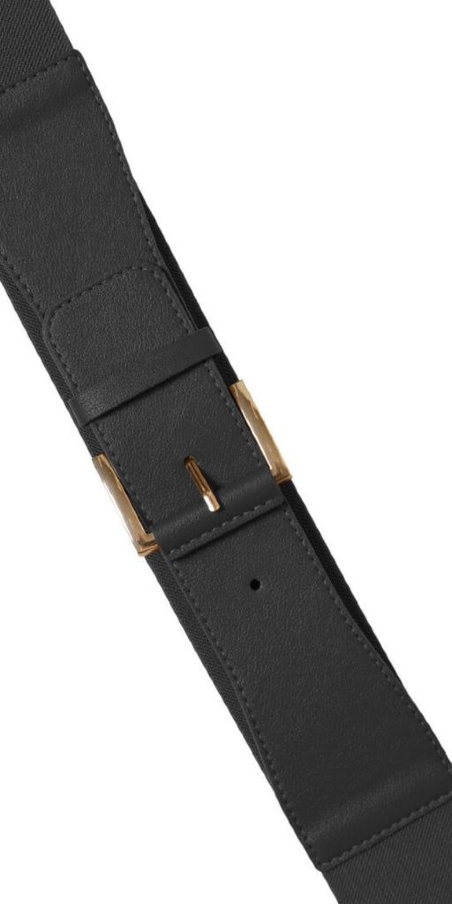 Women The Secret Closet | Ichi Frini Stretch Belt In Black