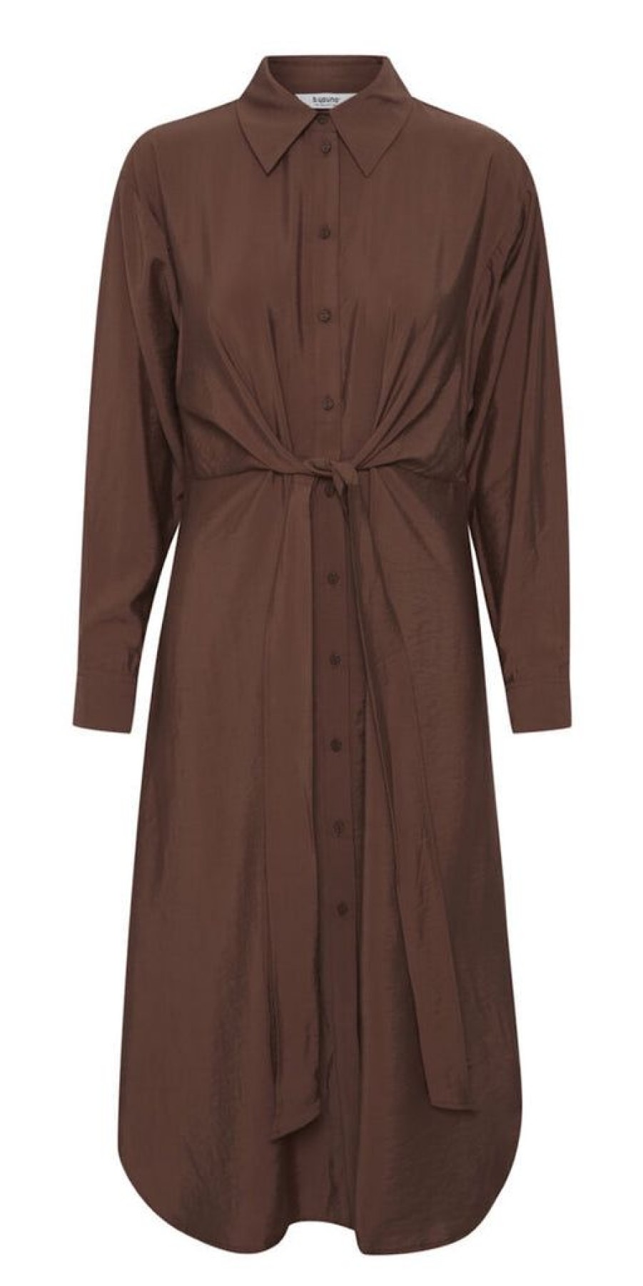 Women The Secret Closet Dresses | B Young Hollie Shirt Dress In Brunette