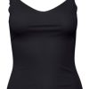 Women TheSecretCloset.Boutique | Ichi Asiv Singlet In Black