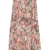 Women The Secret Closet Dresses | B Young Gana Long Dress In Begonia Pink Mix