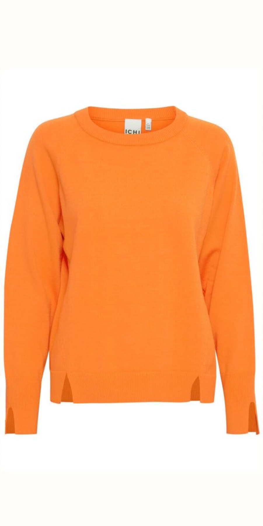 Women The Secret Closet | Ichi Boston Knit In Persimmon Orange