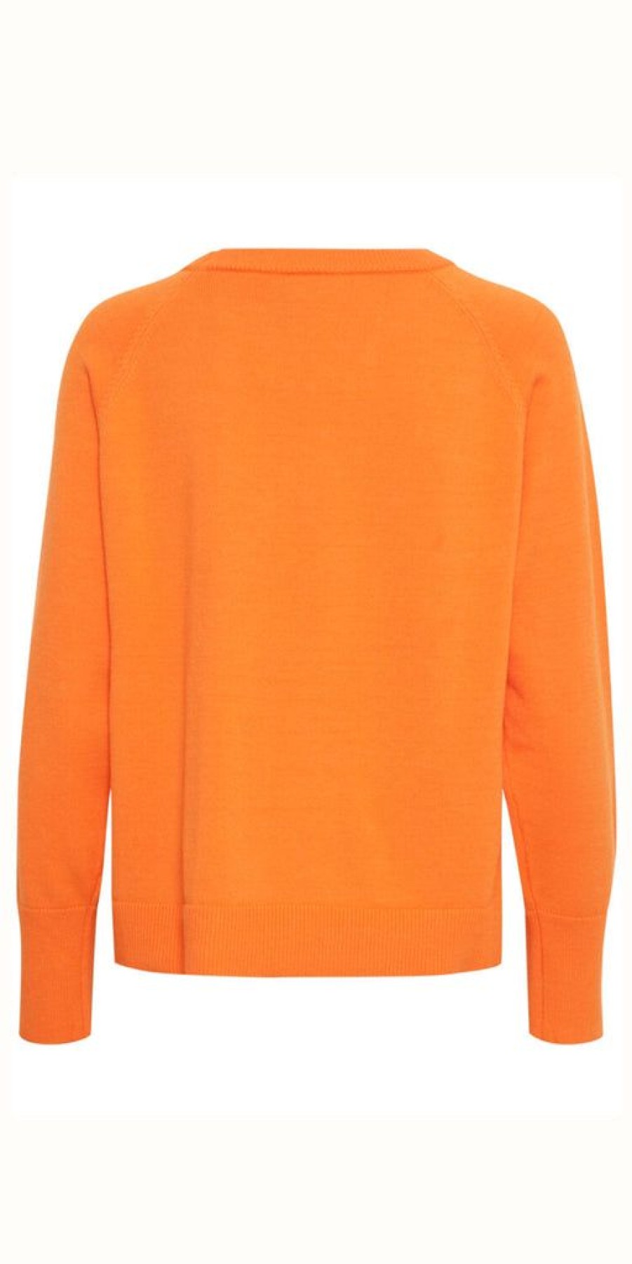 Women The Secret Closet | Ichi Boston Knit In Persimmon Orange