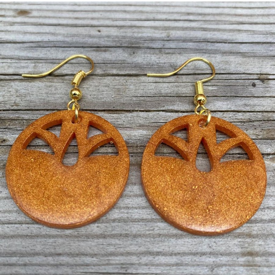 Women The Secret Closet | Gatsby Bronze Small Earrings