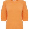 Women The Secret Closet Tops | B Young Milo Jumper In Peach Cobbler