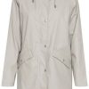 Women The Secret Closet | Ichi Tazi Raincoat In Feather Grey