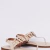 Women The Secret Closet | Studded Sandal In Beige