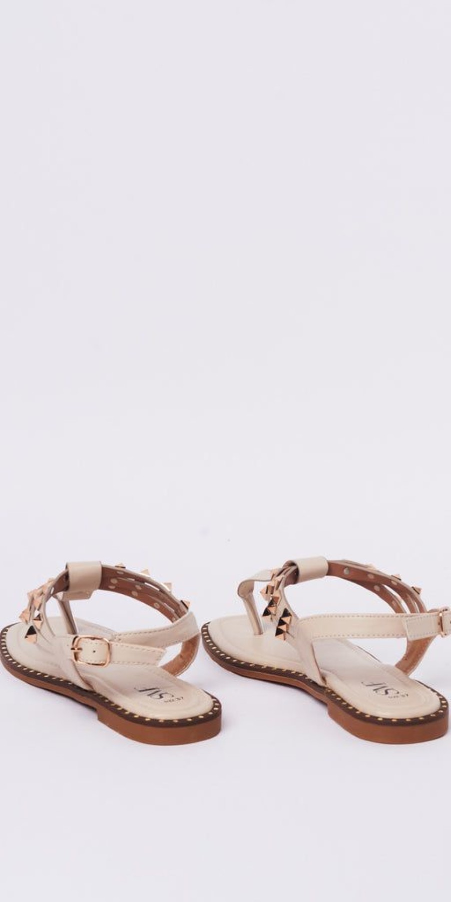 Women The Secret Closet | Studded Sandal In Beige