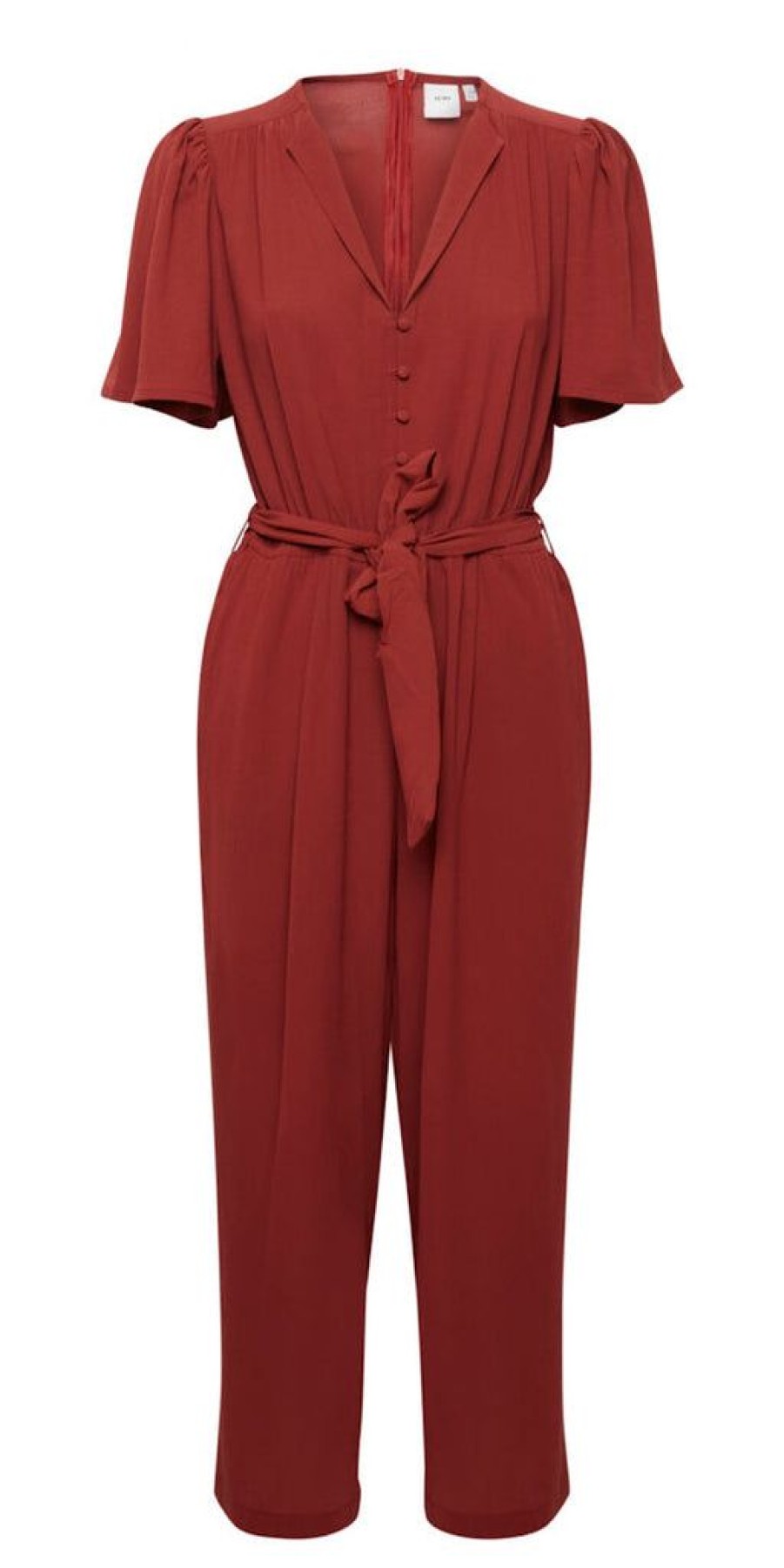 Women The Secret Closet Jumpsuits | Ichi Gitty Jumpsuit In Chocolate Truffle