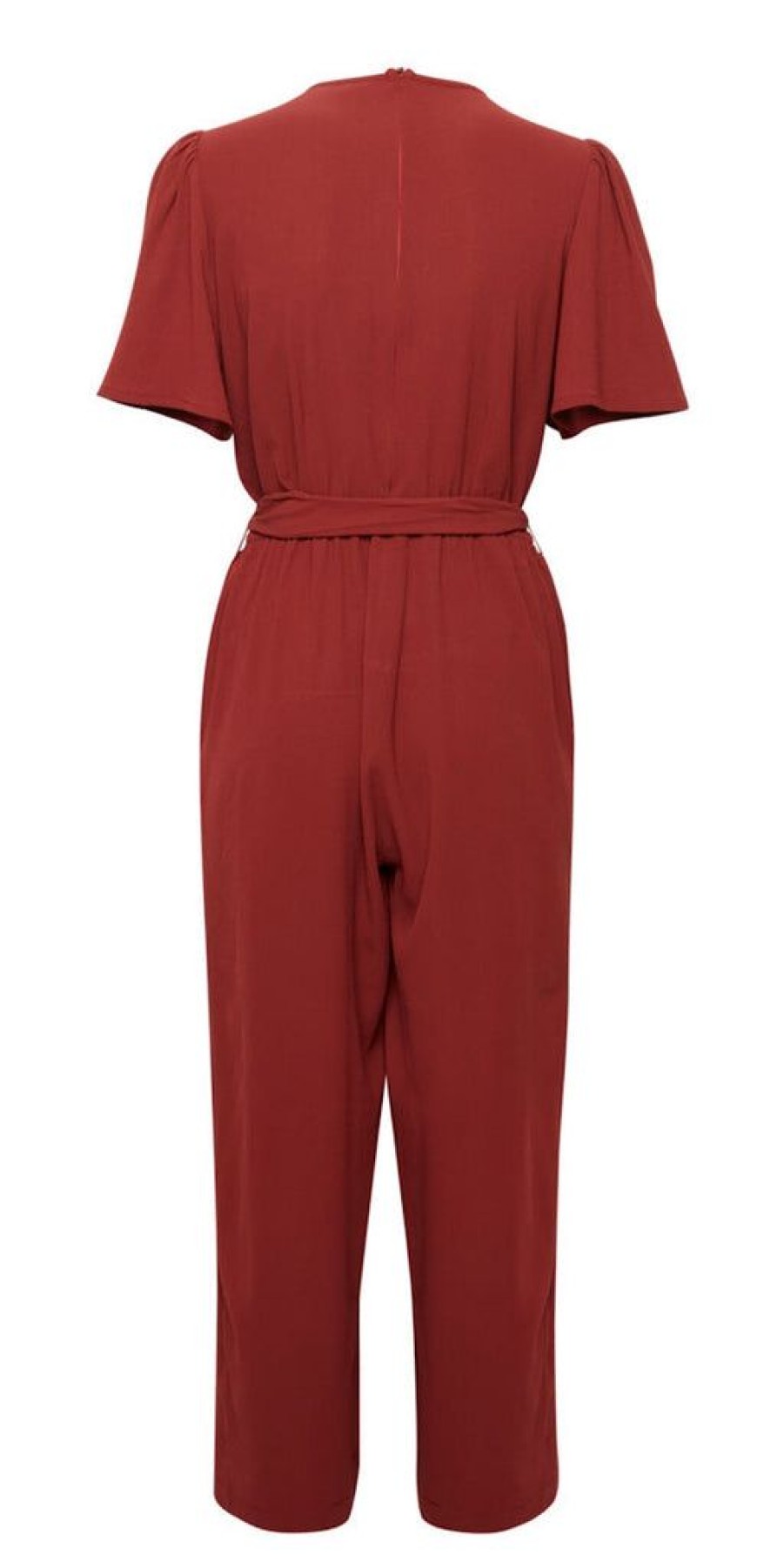 Women The Secret Closet Jumpsuits | Ichi Gitty Jumpsuit In Chocolate Truffle