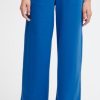 Women The Secret Closet | Ichi Kate Long Wide Leg Trousers In Lapis Blue