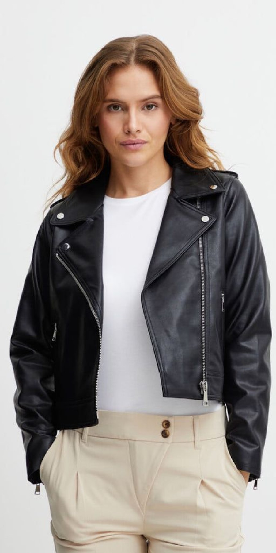 Women The Secret Closet Coats & Jackets | B Young Acomy Biker Jacket