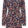 Women The Secret Closet | Ichi Vera Dress In Total Eclipse Multicolour